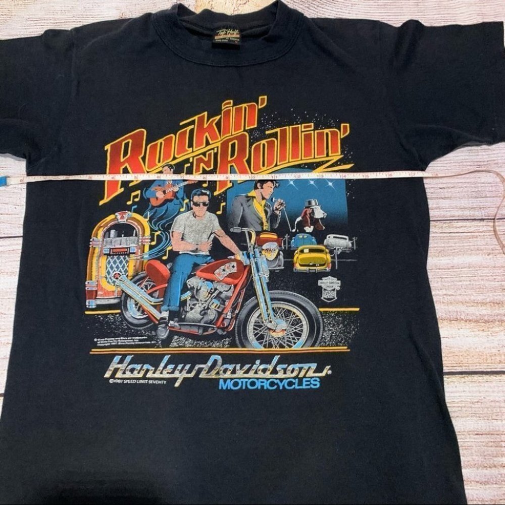 Vintage Elvis Presley Harley Davidson Tee - Picture 8 of 11